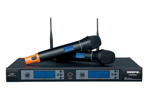 Shupu UCS-862 UHF可調頻2通道專業無線咪